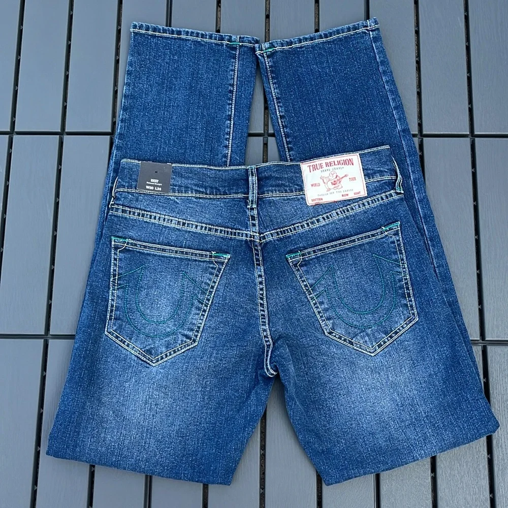 TRUE RELIGION RICKY SINGLE NEEDLE STRAIGHT MEN’S JEAN